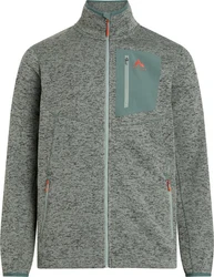 McKINLEY Fleecejacke Herren Unterjacke Skeena III M grau-meliert/MELANGE/RED/RED WINE/MELANGE/GREEN DARK