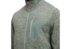 McKINLEY Fleecejacke Herren Unterjacke Skeena III M grau-meliert/MELANGE/RED/RED WINE/MELANGE/GREEN DARK