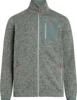 McKINLEY Fleecejacke Herren Unterjacke Skeena III M grau-meliert/MELANGE/RED/RED WINE/MELANGE/GREEN DARK
