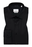 Eterna Businesshemd Hemd Langarmhemd Schwarz/Braun/Dunkelrot
