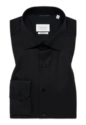 Eterna Businesshemd Hemd Langarmhemd Schwarz/Braun/Dunkelrot