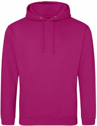 Just Hoods Kapuzenpullover College Hoodie Rosa
