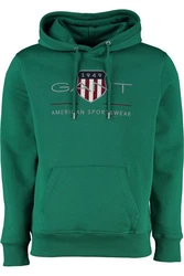 Gant Hoodie REG ARCHIVE SHIELD HOODIE Deep Forest Green/deep forest grn