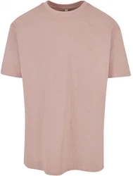 Build Your Brand Rundhalsshirt Heavy Oversize Tee Rosa/Lila