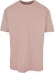 Build Your Brand Rundhalsshirt Heavy Oversize Tee Rosa/Lila