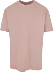 Build Your Brand Rundhalsshirt Heavy Oversize Tee Rosa/Lila