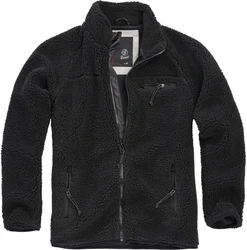 Brandit Fleecejacke Teddyfleece  Schwarz