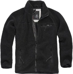 Brandit Fleecejacke Teddyfleece  Schwarz