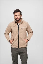 Brandit Fleecejacke Teddyfleece  Beige/Braun/Khaki