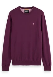 Scotch & Soda Strickpullover R-Neck Lila/Dunkelrot/Rosa