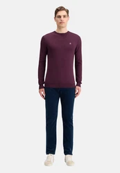 Scotch & Soda Strickpullover R-Neck Lila/Dunkelrot/Rosa