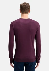 Scotch & Soda Strickpullover R-Neck Lila/Dunkelrot/Rosa