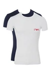 Emporio Armani T-Shirt Kurzarmshirt 2 Pack Dunkelblau