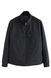Steppmantel Wasserabweisende Twill-Steppmantel mit Taschen (1-tlg)