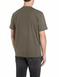 Replay T-Shirt Dunkelgrün/Khaki