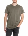REPLAY T-Shirt Khaki/Dunkelgrün
