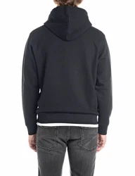 Replay Kapuzensweatshirt Schwarz/Dunkelblau/Dunkelgrau
