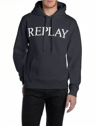 Kapuzensweatshirt mit groem Markenprint vorn