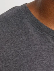 Jack & Jones PlusSize Rundhalsshirt JJEORGANIC MEL TEE SS O-NECK NOOS Dunkelgrau/Grau/Hellgrau