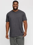 Jack & Jones PlusSize Rundhalsshirt JJEORGANIC MEL TEE SS O-NECK NOOS Dunkelgrau/Grau/Hellgrau