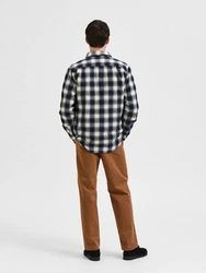 SELECTED HOMME Hemd 'Baldo' navy/weiß