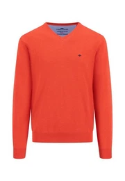 Strickpullover - klassischer Pullover mit V Ausschnitt