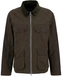 Barbour Allwetterjacke Re-Engineered Short Bedale Dunkelgrün/Khaki