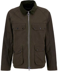 Barbour Allwetterjacke Re-Engineered Short Bedale Dunkelgrün/Khaki