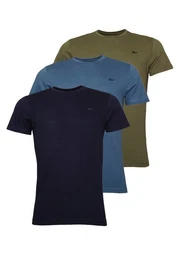 T-Shirt T-Shirt Kurzamshirts im 3 Pack (3-tlg)