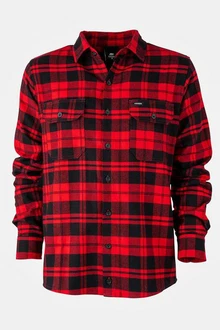 FORSBERG Langarmhemd Reyvo II Rot/Dunkelrot