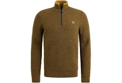 PME LEGEND Strickpullover Troyer Dunkelgrün/Khaki/Braun