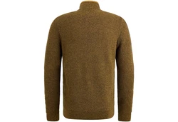 PME LEGEND Strickpullover Troyer Dunkelgrün/Khaki/Braun