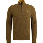 PME LEGEND Strickpullover Troyer Dunkelgrün/Khaki/Braun
