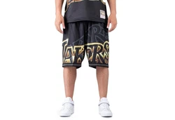 Mitchell & Ness Funktionsshorts Big Face 4.0 Fashion (Chicago Bulls) Schwarz/Dunkelblau/Gold/Gelb/Khaki/Dunkelgrau/Dunkelgrün