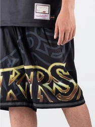 Mitchell & Ness Funktionsshorts Big Face 4.0 Fashion (Chicago Bulls) Schwarz/Dunkelblau/Gold/Gelb/Khaki/Dunkelgrau/Dunkelgrün