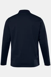 Men Plus Poloshirt Basic Rundhals Dunkelblau/Blau/Rot