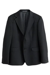 Next Baukastensakko EDIT Slim Fit Anzugjacke Western-Stil Schwarz/Hellblau/Dunkelblau/Dunkelgrau