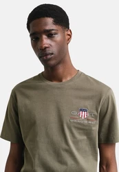 Gant T-Shirt - REG ARCHIVE SHIELD EMB Grün