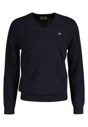 Gant V-Ausschnitt Pullover 8050274 Blau/Dunkelblau
