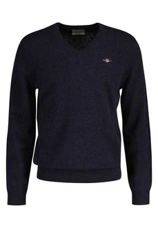 Gant V-Ausschnitt Pullover 8050274 Blau/Dunkelblau Gant V-Ausschnitt Pullover 8050274 Blau/Dunkelblau