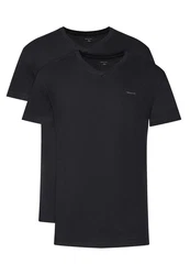 GANT Herren V-NECK T-SHIRT 2-PACK schwarz