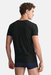 GANT Herren V-NECK T-SHIRT 2-PACK schwarz