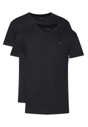 GANT Herren V-NECK T-SHIRT 2-PACK schwarz