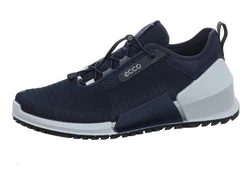 Ecco Sneaker Schnürschuh (1-tlg) Dunkelblau/Blau/Grau