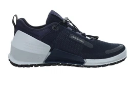 Ecco Sneaker Schnürschuh (1-tlg) Dunkelblau/Blau/Grau