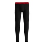 HUGO Lange Unterhose Long John Schwarz/Rot/Dunkelrot