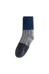 Next Haussocken Hausschuh-Socken (1-Paar) Dunkelblau/Grau