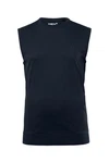Men Plus Unterhemd Bauchfit breite Träger Dunkelblau/Blau