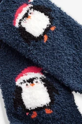 Next Kuschelsocken im 2er-Pack Dunkelblau/Blau/Grün