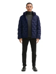 TOM TAILOR Jacke mit Kapuze Dunkelblau/Blau/Hellblau